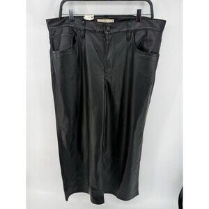Levi's ® Premium XL STRAIGHT WOMEN'S LEATHER PANTS Size 32 X 31